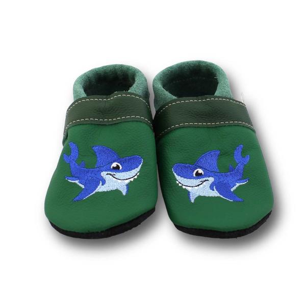 Krabbelschuhe freundlicher Hai